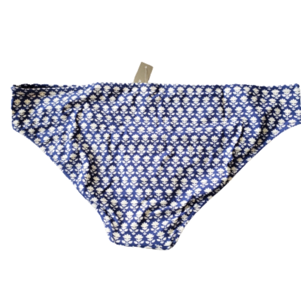 J.Crew plus floral mid rise full coverage hipster bikini bottoms, 2XL, b… - Picture 5 of 9